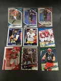 9 Card Lot of FOOTBALL ROOKIE CARDS - Mostly 2018 and NEWER with STARS and FUTURE STARS!