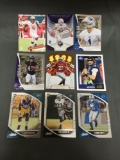 9 Card Lot of FOOTBALL ROOKIE CARDS - Mostly 2018 and NEWER with STARS and FUTURE STARS!