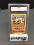 GMA Graded 1999 Pokemon Base Set Unlimited #23 ARCANINE Trading Card - NM 7