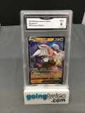 GMA Graded 1999 Pokemon Darkness Ablaze #95 RHYPERIOR V Trading Card - MINT 9