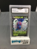 GMA Graded 1999 Pokemon Darkness Ablaze #1 BUTTERFREE V Trading Card - NM-MT 8.5+