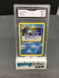 GMA Graded 1999 Pokemon Fossil Unlimited #35 GOLDUCK Trading Card - NM-MT 8