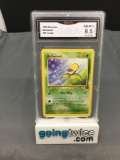 GMA Graded 1999 Pokemon Jungle Unlimited #49 BELLSPROUT Trading Card - NM-MT+ 8.5