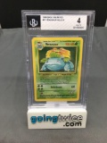 BGS Graded 1999 Pokemon Base Set Unlimited #15 VENUSAUR Holofoil Trading Card - VG-EX 4