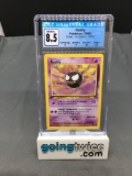 CGC Graded 1999 Pokemon Fossil 1st Edition #33 GASTLY Trading Card - NM-MT+ 8.5