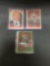 3 Card Lot of 1960 Fleer Baseball Vintage Cards - Warren Giles, Kiki Cuyler, Ed Walsh