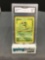GMA Graded 1999 Pokemon Base Set Unlimited #45 CATERPIE Trading Card - EX-NM 6