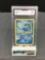 GMA Graded 1999 Pokemon Base Set Unlimited #59 POLIWAG Trading Card - NM 7