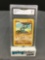 GMA Graded 1999 Pokemon Base Set Unlimited #52 MACHOP Trading Card - NM 7