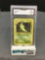GMA Graded 1999 Pokemon Base Set Unlimited #54 METAPOD Trading Card - NM+ 7.5