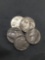 Lot of 5 United States Indian Head Buffalo Nickels from Estate Collection