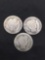 Lot of 3 United States 90% Silver BARBER DIMES - From Unsearched Sack! SEE PHOTOS