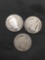 Lot of 3 United States 90% Silver BARBER DIMES - From Unsearched Sack! SEE PHOTOS