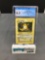 CGC Graded 1999 Pokemon Base Set Shadowless #14 RAICHU Holofoil Rare Trading Card - EX-NM+ 6.5