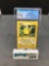 CGC Graded 1999 Pokemon Jungle 1st Edition W STAMP PROMO #60 PIKACHU Trading Card - NM+ 7.5