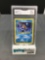 GMA Graded Pokemon 2000 Team Rocket #68 SQUIRTLE Trading Card - NM+ 7.5