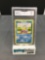 GMA Graded Pokemon 2000 Base Set 2 #93 SQUIRTLE Trading Card - NM 7