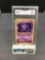 GMA Graded Pokemon 1999 Fossil Unlimited #21 HAUNTER Trading Card - NM-MT 8