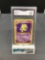 GMA Graded Pokemon 1999 Fossil Unlimited #23 HYPNO Trading Card - EX-NM+ 6.5