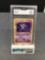 GMA Graded Pokemon 1999 Fossil Unlimited #21 HAUNTER Trading Card - NM-MT+ 8.5