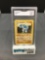 GMA Graded Pokemon 1999 Base Set Unlimited #34 MACHOKE Trading Card - VG-EX+ 4.5