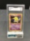 GMA Graded Pokemon 1999 Base Set Unlimited #49 DROWZEE Trading Card - VG-EX 4