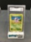 GMA Graded Pokemon 1999 Base Set Unlimited #55 NIDORAN Trading Card - VG-EX+ 4.5