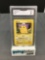 GMA Graded Pokemon 1999 Base Set Unlimited #58 PIKACHU Trading Card - MINT 9