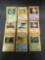 9 Count Lot Vintage Pokemon Base Set SHADOWLESS Trading Cards