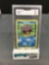 GMA Graded 1999 Pokemon Fossil #54 SHELLDER Trading Card - MINT 9