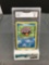 GMA Graded 1999 Pokemon Fossil #54 SHELLDER Trading Card - NM-MT 8