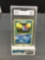 GMA Graded 1999 Pokemon Fossil #56 TENTACOOL Trading Card - GEM MINT 10