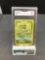 GMA Graded 1999 Pokemon Base Set Unlimited #45 CATERPIE Trading Card - VG_EX 4