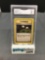 GMA Graded 1999 Pokemon Fossil #60 GAMBLER Trading Card - MINT 9