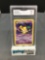 GMA Graded 2000 Pokemon Team Rocket #26 DARK HYPNO Rare Trading Card - NM 7