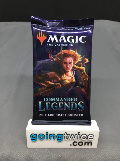 Factory Sealed Magic the Gathering COMMANDER LEGENDS 20 Card Draft Booster Pack