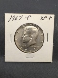 1967-P United States Kennedy Silver Half Dollar - 40% Silver Coin from ENORMOUS ESTATE