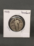 1925 United States Standing Liberty Silver Quarter - 90% Silver Coin from ENORMOUS ESTATE