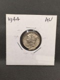 1944 United States Mercury Silver Dime - 90% Silver Coin from ENORMOUS ESTATE