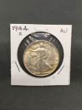 1944-S United States Walking Liberty Silver Half Dollar - 90% Silver Coin from ENORMOUS ESTATE