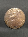1 Troy Ounce .999 Fine Silver FLORIDA SUNSHINE STATE Silver Bullion Round Coin