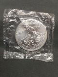 1 Troy Ounce .999 Fine Silver ENGELHARD American Prospector Silver Bullion Round Coin