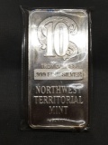 10 Troy Ounce .999 Fine Silver NORTHWEST TERRITORIAL MINT Silver Bullion Bar