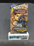 Factory Sealed Pokemon Sun & Moon UNBROKEN BONDS 10 Card Booster Pack