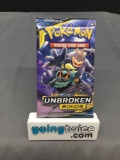 Factory Sealed Pokemon Sun & Moon UNBROKEN BONDS 10 Card Booster Pack