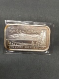 1 Troy Ounce .999 Fine Silver LAKE TAHOE Silver Bullion Bar from ENORMOUS ESTATE