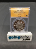 ANACS Graded 2003 1 Ounce .999 Fine Silver Liberty Dollar Proof Silver Token Coin - PF 70 DCAM
