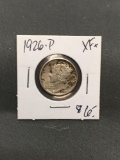 1926-P United States Mercury Silver Dime - 90% Silver Coin from ENORMOUS ESTATE