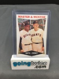 1960 Topps #7 WILLIE MAYS Giants Master & Mentor Vintage Baseball Card