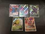5 Card Lot of Pokemon Holofoil Rare Trading Cards from ENORMOUS COLLECTION